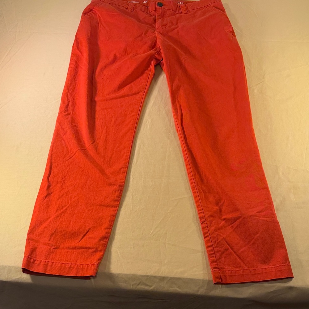 Khakis By Gap size 8 stretch women’s pants orange